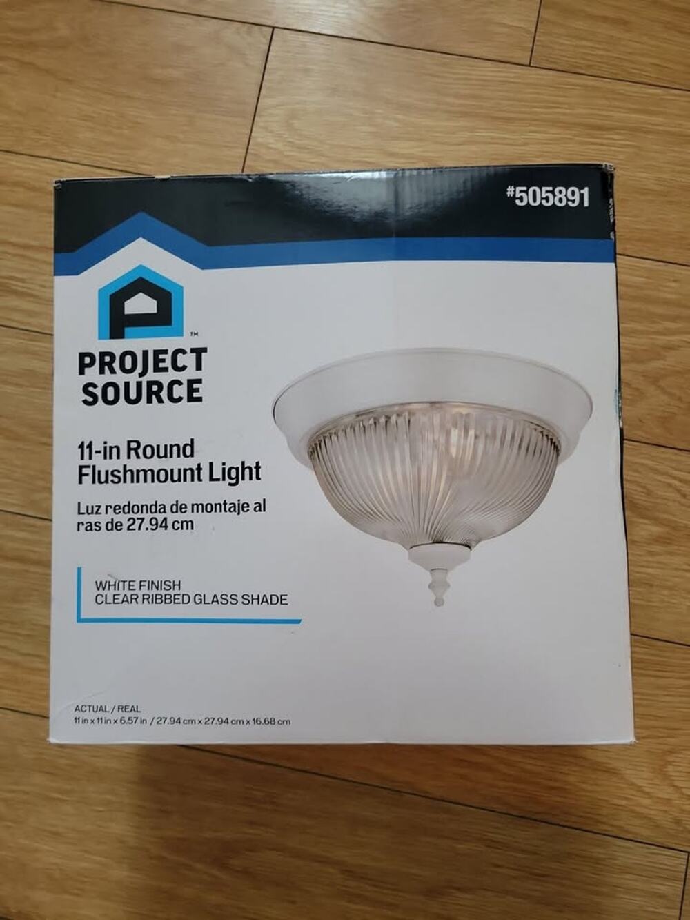 Project Source 11 inch Round Flushmount Light